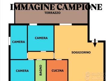 Quadrilocale in zona rocca priora
