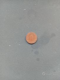 Moneta 1 pfennig 1969