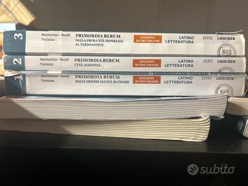 Libro storia e antologia della letteratura latina