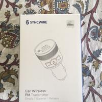 Syncwire Trasmettitore FM Bluetooth 5.3 + QC + PD