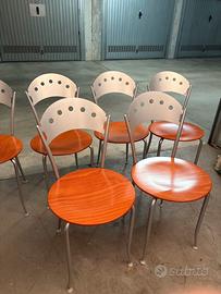 Set 6 Sedie Calligaris Design Vintage Anni ’90