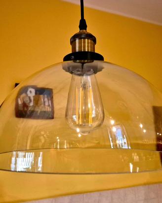 Lampadari sospensione cucina con lampada vintage