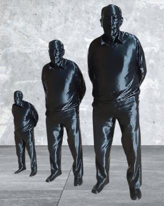 Decorazione statua humarell lavori cantieri casa