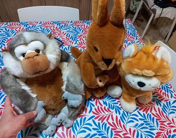 Lotto 3 Peluche Vintage 