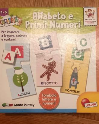 Gioco lettere/numeri Lisciani