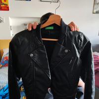 giacca in pelle bambino 140 cm