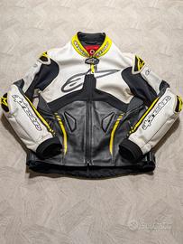 Giacca moto pelle Alpinestars Atem Tg 52