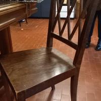 5 sedie in legno