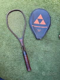 racchetta tennis autografata fischer penta mid 