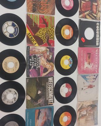 dischi 45"giri copertina di colonne sonore e dance