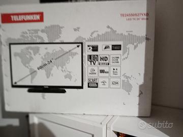 tv telefunken 24 pollici ancora in scatola chiusa