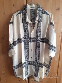 Camicia Vintage mezzamanica in seta