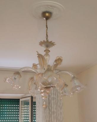 Lampadario in murano 