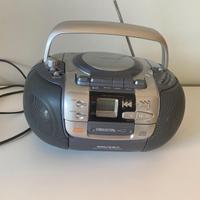 Stereo portatile radio, CD e cassette
