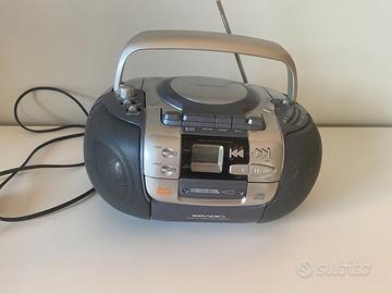 Stereo portatile radio, CD e cassette