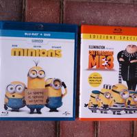 Blu Ray MINIONS e CATTIVISSIMO ME 3