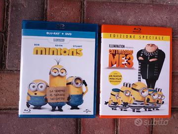 Blu Ray MINIONS e CATTIVISSIMO ME 3