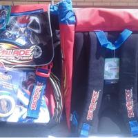 Beyblade metal fusion Zaino scuola sdoppiabile NEW