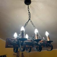 lampadario arte povera