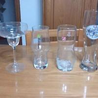 6 bicchieri misti collezione 