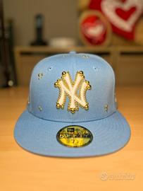 Cappello New Era 59 fifty celeste 7 1/8
