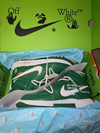scarpe Nike air force 1 mid off white Green taglia