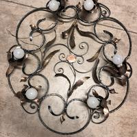 Lampadari artigianali in ferro battuto
