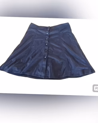 Gonna svasata effetto scamosciato