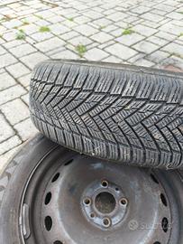 Cerchi in ferro Fiat Stilo + pneumatici invernali