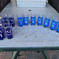 Bicchieri Calcio Napoli 97 - 98 originali Polenghi