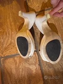 Sabot pelle bianca Aldo taglia 40