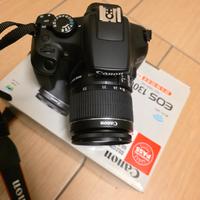 Kit canon eos 1300 con obiettivi e accessori
