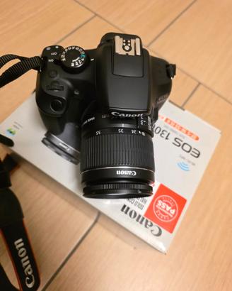 Kit canon eos 1300 con obiettivi e accessori