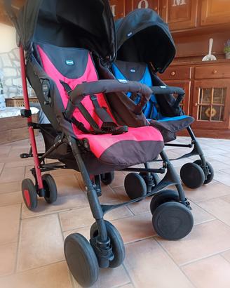 passeggino chicco gemelli