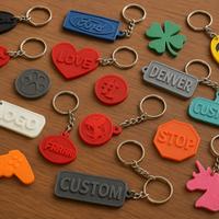 Portachiavi Personalizzati in 3D – Nomi, Loghi e F