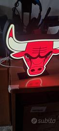 lampada a led Chicago bulls