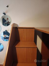 armadi, 2 reti letto, scarpiera a scala e comodino