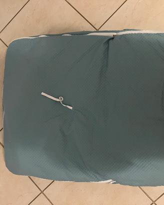 Materasso culla + copri materasso e piumino