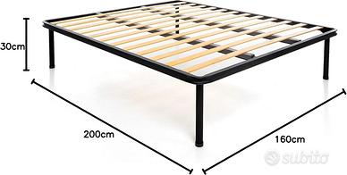 Rete ortopedica matrimoniale a doghe