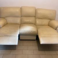 Divano in pelle 3 posti