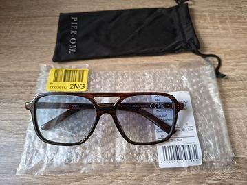 Occhiali da Sole Aviator Tortoise NUOVI no bancare