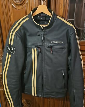 giubbotto pelle moto taglia M 