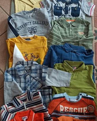 contenitori di abbigliamento usato da bambino