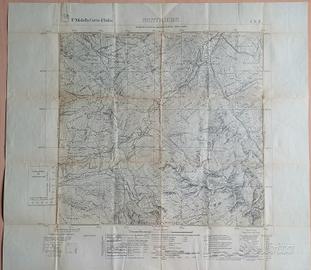 cartina Sestriere Val Susa 1934