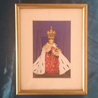 Quadro Bambin Gesù di Praga stampa religiosa vinta