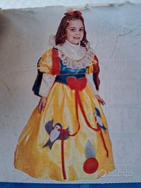 Vestito carnevale BIANCANEVE 3-4 anni_15€