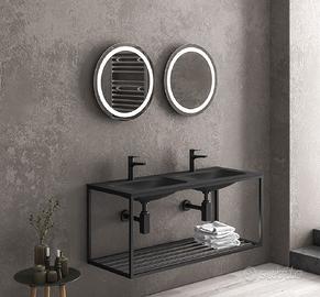 Composizione New Sospeso Nero Opaco 120 Karag