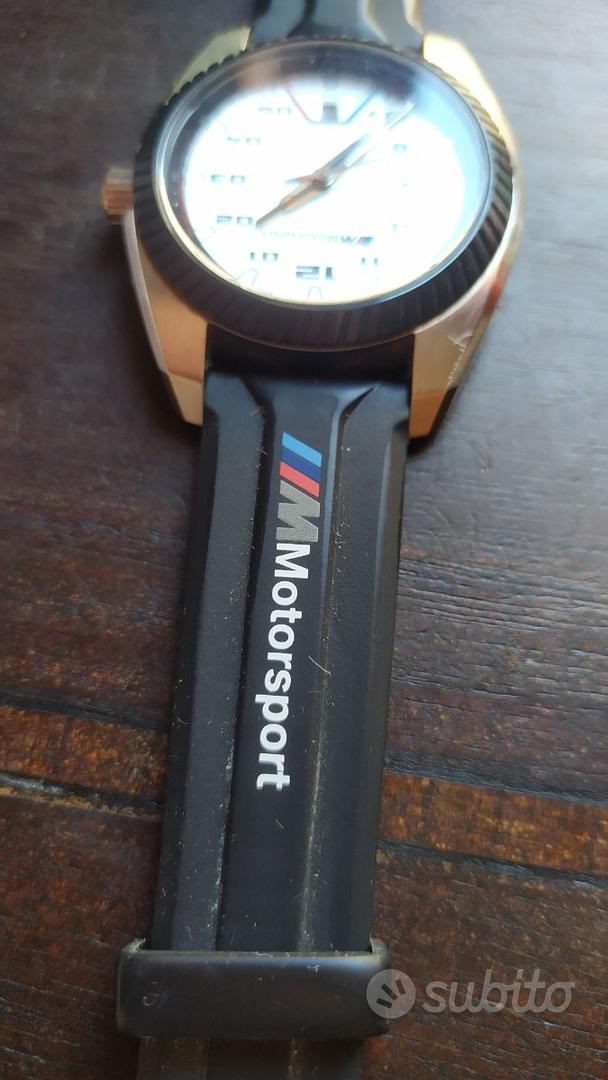 Orologio BMW M Sport uomo cinturino in silicone Abbigliamento e