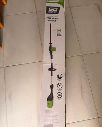 Taglia siepe telescopico greenwork