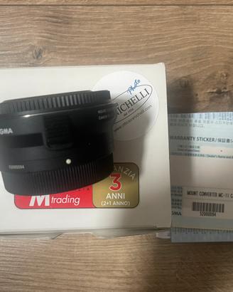 Sigma MC-11 – Adattatore Canon EF → Sony E